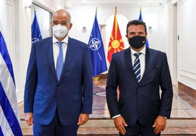 Грчките медиуми за посетата на Дендиас на Скопје