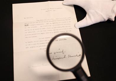 Писмо на Черчил од 1929. се продава на аукција во Лондон, сакал да се откаже од политика