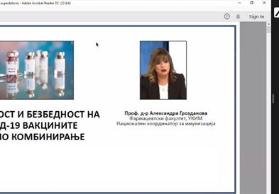Проф. д-р Грозданова: Комбинирање на вакцините против Ковид-19  дава поширок имунолошки одговор