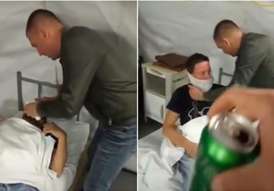 Скандал во Задар: Пиеле, се снимале и глумеле доктори во шатор на ковид-болница (ВИДЕО)