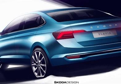 Škoda го претстави изгледот на новата Slavia (ФОТО)
