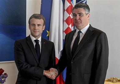 Макрон: Посетата на Хрватска е многу важна за темата Западен Балкан 