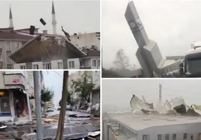 Апокалиптични снимки од Истанбул: Загина жена во страшното невреме (ВИДЕО)
