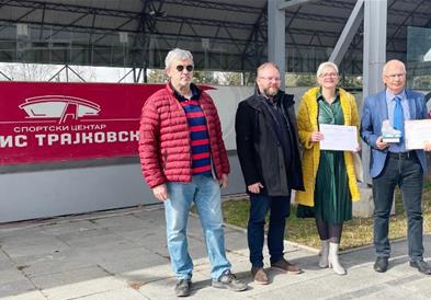 Реконструирано лизгалиштето во СЦ Борис Трајковски
