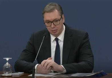 Вучиќ: Србија го поддржува територијалниот интегритет на Украина, не воведува санкции за Русија