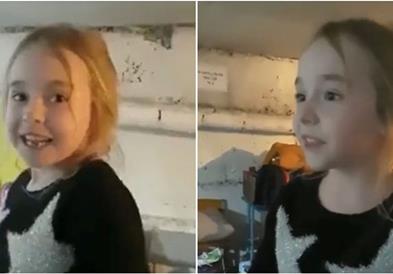 Девојчето кое го трогна светот со својата песна од бункерот,успеа да ја напушти Украина (ВИДЕО)