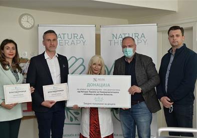 „Натура Терапи” донираше пренослив ЕХО апарат за ултразвучна дијагностика на Детска клиника