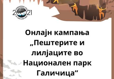 Онлајн кампања за заштита на пештерите и лилјаците во НП „Галичица"