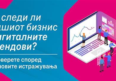 Истражување на Телеком: Дигитално зрели 34 проценти од компаниите во државава