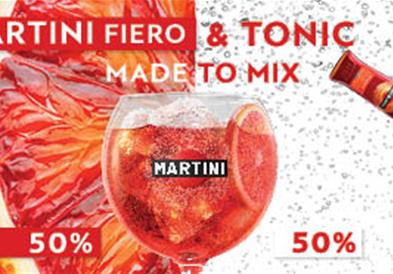 Запознајте го Martini Fiero – црвен, природен, совршен со тоник