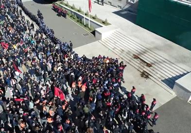 Во Тирана протест против владата на премиерот Рама