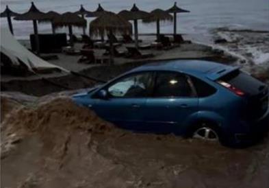 Поплави во повеќе делови на Грција