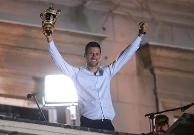 Спектакуларен дочек на Ѓоковиќ во Белград 