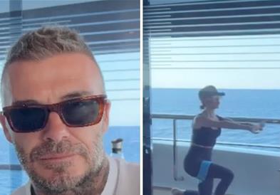 Дејвид Бекам ги насмеа следбениците со видео од јахта: Не можам ни кафе да се напијам (ВИДЕО)