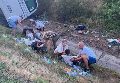 Неофицијално: Позната е причината за превртениот автобус со српски деца во Бугарија (ВИДЕО)