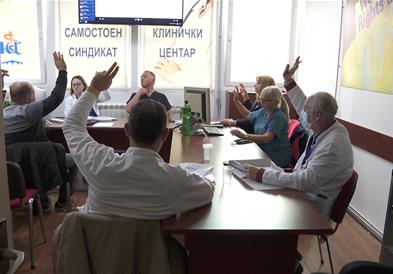 Здравствените работници во среда излегуваа на предупредувачки штрајк