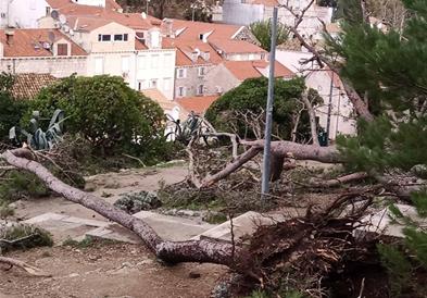 Силно невреме го зафати Дубровник (ФОТО)