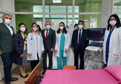 Нов ехо апарат на педијатрија во клиничка болница Битола, донација од јапонскиот народ