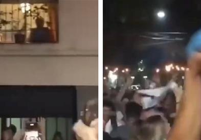 Илјадници Аргентинци скандираа под прозозрецот на баба му на Меси (ВИДЕО)