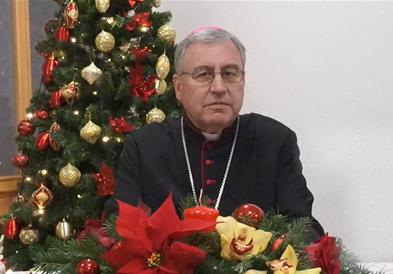 Божиќна честитка од Н.В.П. монс. Киро Стојанов, Скопски бискуп и Струмичко - скопски епарх