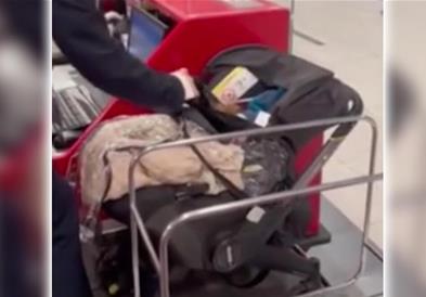 Цел аеродром во шок: Родители не сакале да платат билет за бебет, го оставиле на шалтер(ВИДЕО)