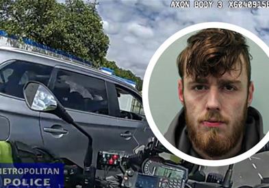 Возач на џип соборил полицаец, веднаш го ставиле во затвор (ВИДЕО)