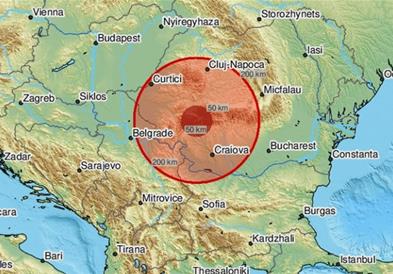 Земјотрес од 5,6 степени во Романија, почувствуван и во Србија