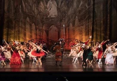 Изведба на балетската претстава „Дон Кихот“ од Лудвиг Минкус