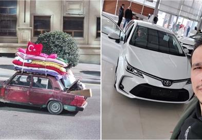 Нов автомобил доби Азербејџанецот, кој со стара Лада носеше помош во Турција (ВИДЕО)