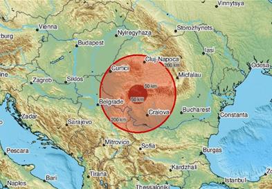 Серија земјотреси во Романија се почувствувани и во источна Србија 