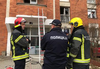 Четири деца загинаа во пожар во Нови Пазар