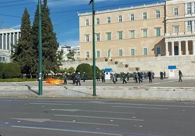 Инциденти на масовниот протест во Атина за железничката несреќа
