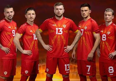 Промовиран новиот дрес на најдобрата фудбалска репрезентација на Македонија