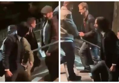 Киану Ривс ги воодушеви фановите со потег на снимањето на „Џон Вик“ (ВИДЕО)