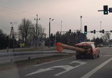 Натоварил огромно дрво во малото „Чинквеченто“, па заработил казна од 1.000 евра (ВИДЕО)