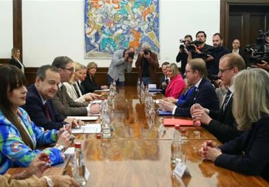 Вучиќ по средбата со Билстром: Бараа од нас да воведеме санкции кон Русија