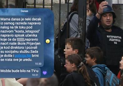 Српската полиција уапси ученик, направил попис и план како убиецот од Белград 