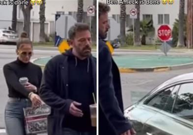 Бен Афлек налутено ја тресна вратата од автомобилот, во кој влезе Џеј Ло, снимката е хит(ВИДЕО)