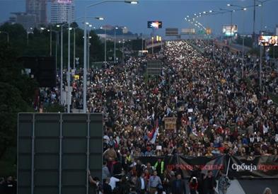 Следен протест против насилството во Србија ќе биде в сабота пред Парламентот