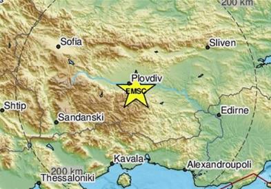 Земјотрес од 4,6 степени ја стресе Бугарија