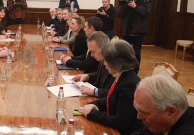 Амбасадорите од Квинтата во Приштина утрово се сретнаа со Курти