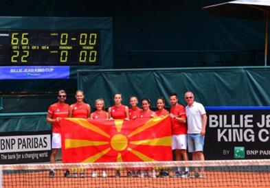 Албанија прв противник на македонските тенисерки во Били Џин Кинг купот
