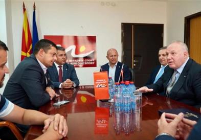 Претседателот на Европската џудо федерација во посета на АМС