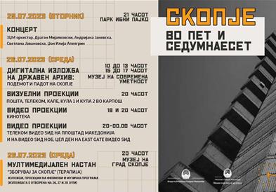 „Скопје во 5:17 “: Одбележувањето на 60 години од земјотресот почнува со концерт на евергрини