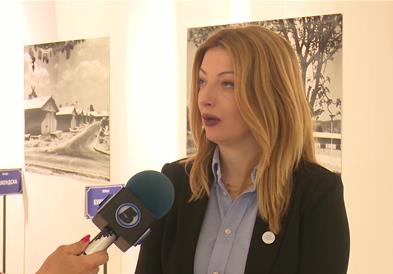 По повод 60 години од катастрофалниот земјотрес отворена е изложбата „Скопје – градот феникс“
