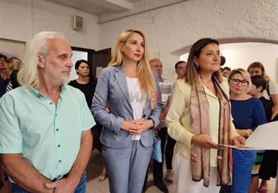 Изложба на уметнички дела од Гоце Божурски во Музеј галерија Кавадарци 