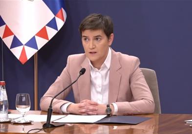 Брнабиќ: ЕУ и САД се загрижени за Косово, јасно им е дека Курти не почитува ниту еден договор