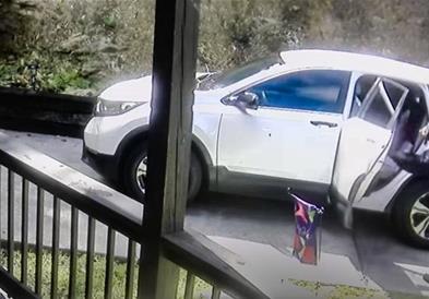 Мечка влезе во паркиран автомобил во потрага по храна (ВИДЕО)