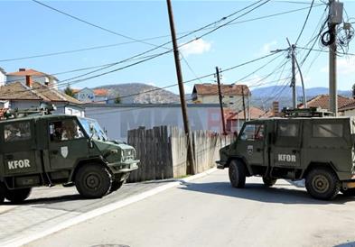 Мисијата КФОР најави дека го зголемува своето присуство во северно Косово