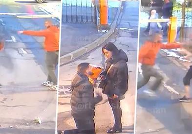 Момчиња жестоко се тепаат за девојка, се вмеша и бабичка со кеси (ВИДЕО)